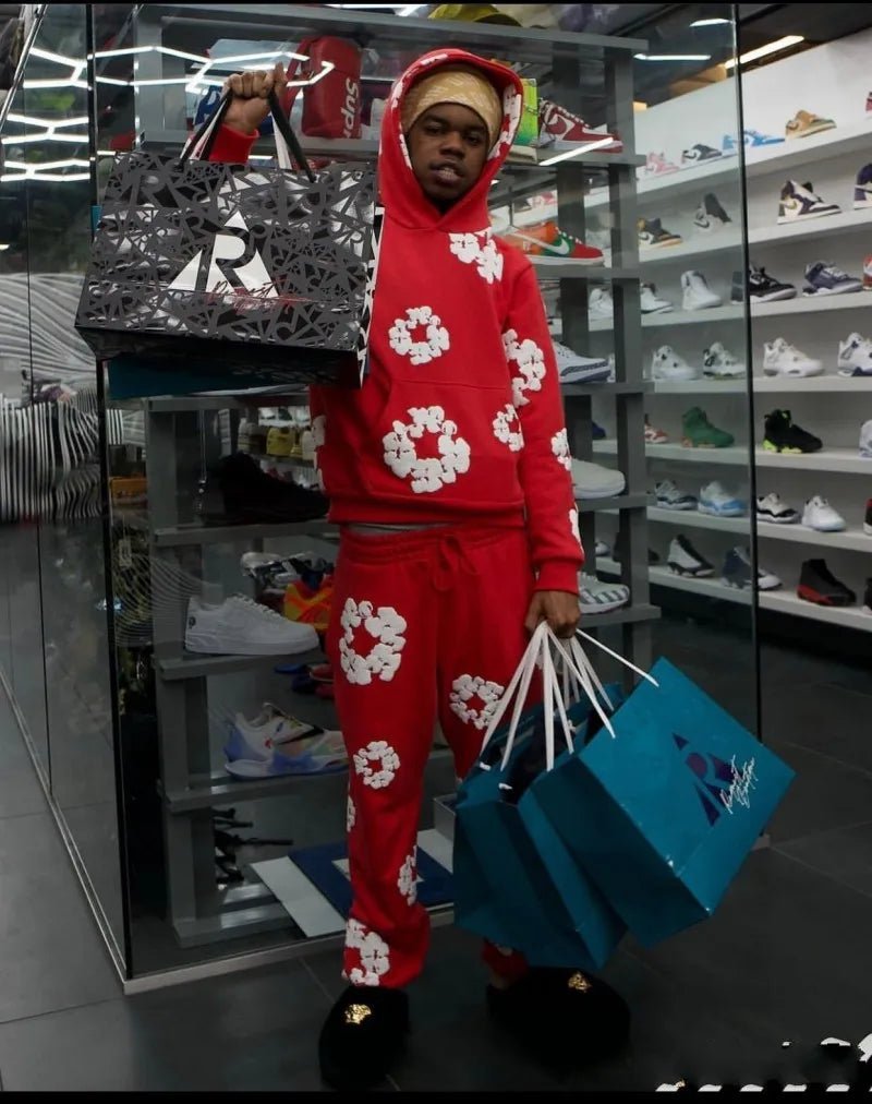 Foam Printed Men Women Hoodie Loose Casual Clothing Fashion Long Sleeve Hooded Pullover Personality Streetwear Sweatshirts - Luxelstore