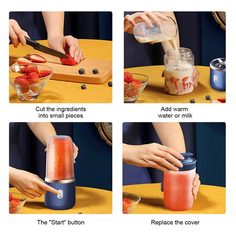 High Quality Twin Gear Portable Juice Blender - Luxelstore