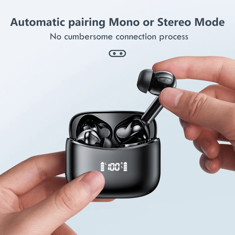 LED TWS Earbuds Bluetooth 5.0 Earphones for Huawei Iphone - Luxelstore