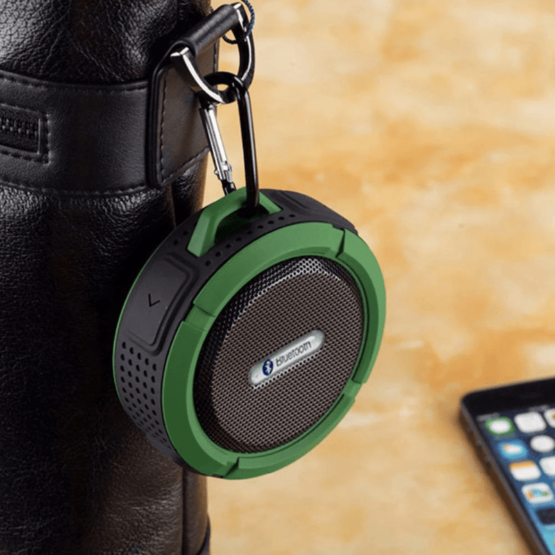 Mini Portable Waterproof Bluetooth Speaker with Suction Cup - Luxelstore
