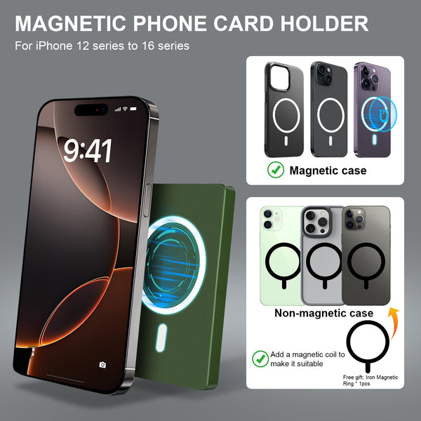 Minimalist Pop up Wallet with Money Clip, All Aluminum Slide Rfid Slim Card Holder - Luxelstore