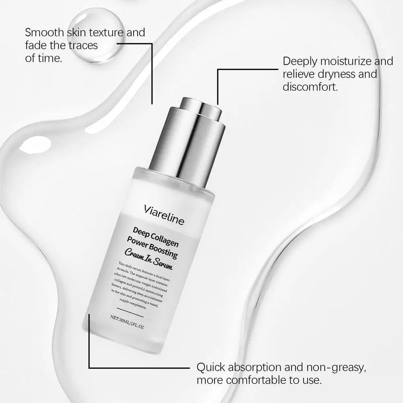 Moisturizing Collagen Facial Essence Brightening Anti Aging Anti Wrinkle Firming Hydrated Essence Face Beauty Skin Care - Luxelstore