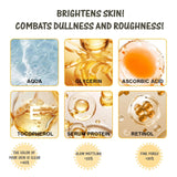 Morning C Night A Serum Combo Drops, Firming, Moisturizing and Brightening Serum with Retinol, Vitamin E and Hyaluronic Acid for All Light Beige, Lift and Nourish Dull Light Beige, for Men and Women!, Night, Skincare Routine, - Luxelstore