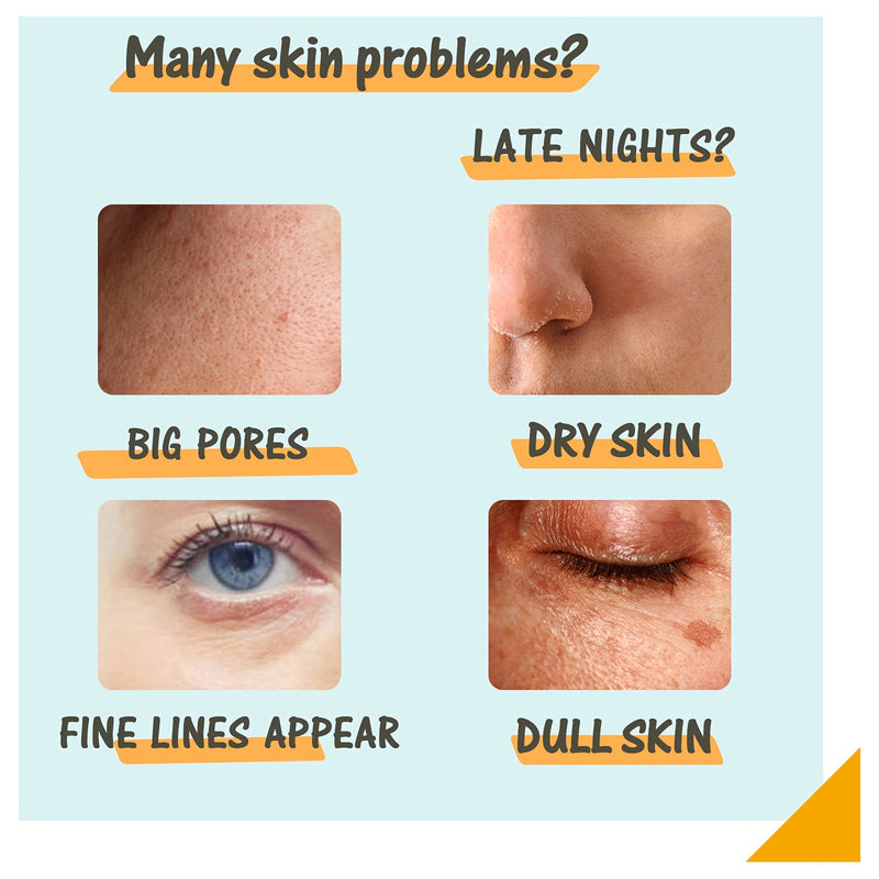 Morning C Night A Serum Combo Drops, Firming, Moisturizing and Brightening Serum with Retinol, Vitamin E and Hyaluronic Acid for All Light Beige, Lift and Nourish Dull Light Beige, for Men and Women!, Night, Skincare Routine, - Luxelstore