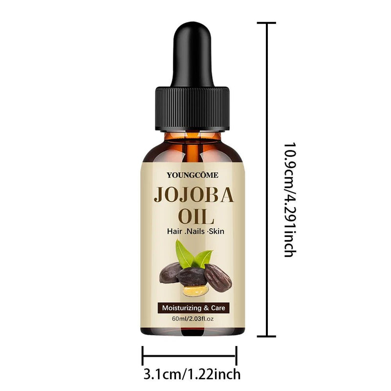 Natural Jojoba Oil Anti Aging Firming Skin Face Moisturizing Relaxing Massage Oil Hair Repair Skin Care Body Oil - Luxelstore