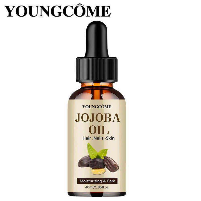 Natural Jojoba Oil Anti Aging Firming Skin Face Moisturizing Relaxing Massage Oil Hair Repair Skin Care Body Oil - Luxelstore