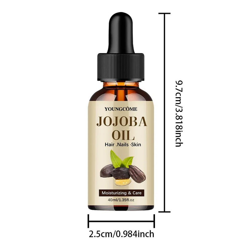 Natural Jojoba Oil Anti Aging Firming Skin Face Moisturizing Relaxing Massage Oil Hair Repair Skin Care Body Oil - Luxelstore