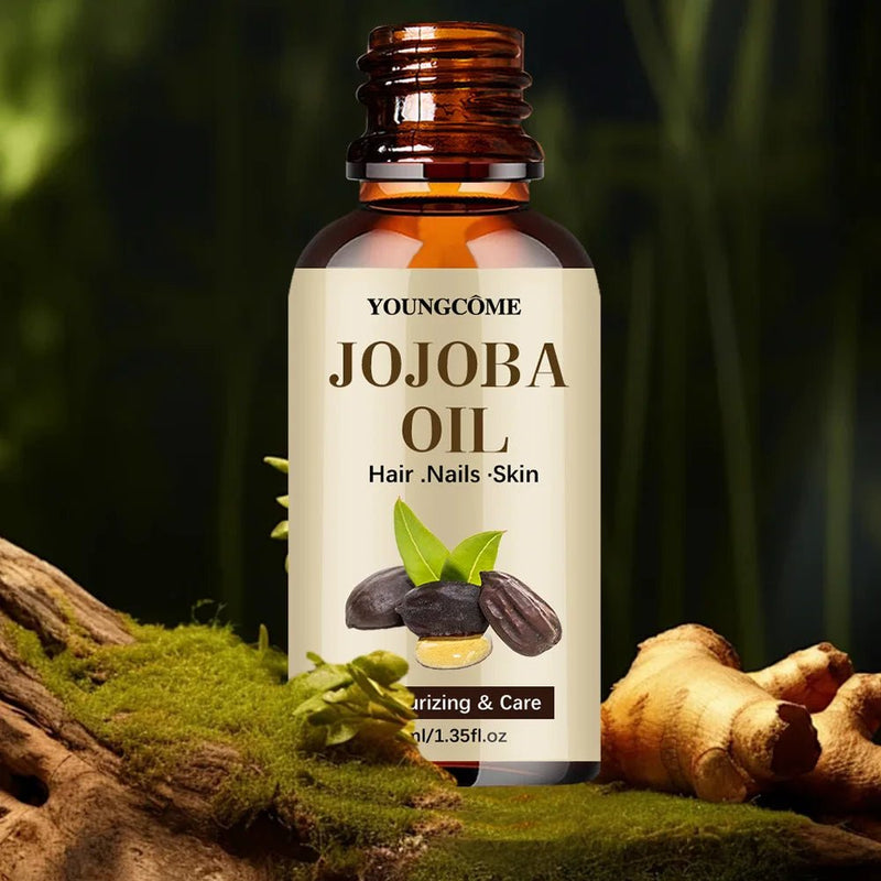 Natural Jojoba Oil Anti Aging Firming Skin Face Moisturizing Relaxing Massage Oil Hair Repair Skin Care Body Oil - Luxelstore