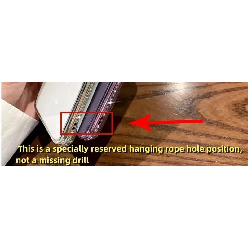 New Fashion Glitter Diamond Transparent Case For iPhone 16 15 14 13 17 12 Pro Max 16 Plus Magnetic Wireless Charge Bumper Cover - Luxelstore