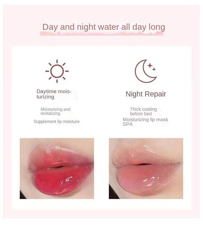 Peach Milk Lip Oil, Bee Lip Balm, Moisturizing Lip Balm, Soothing and Hydrating Lip Oil, Easily Repairs Dry, Cracked Lips - Luxelstore