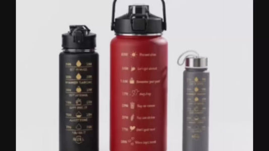 Stay Hydrated. Stay Focused. Luxel Motivational Bottle