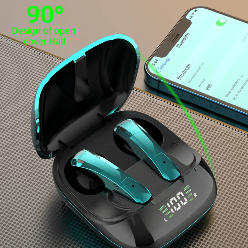 Wireless TWS Gaming Bluetooth 5.0 Earphones With Microphone - Luxelstore